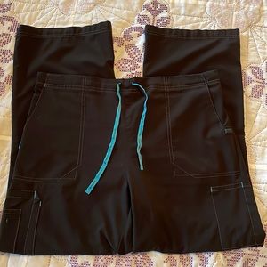 Carhartt Women's Petite XL Cross Flex Utility Boot Cut Scrub Pant Style #C52110P